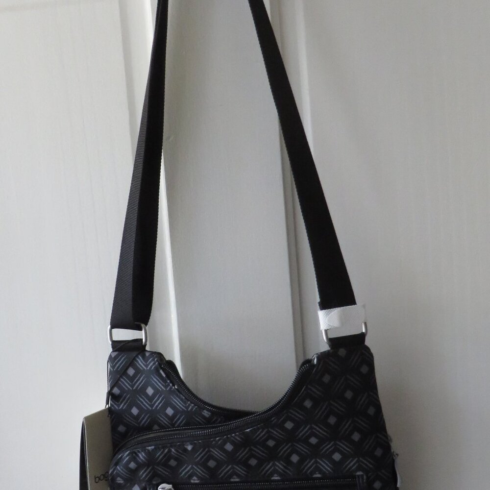 Baggallini Black and Gray Crossbody Bag - Picture 9 of 10